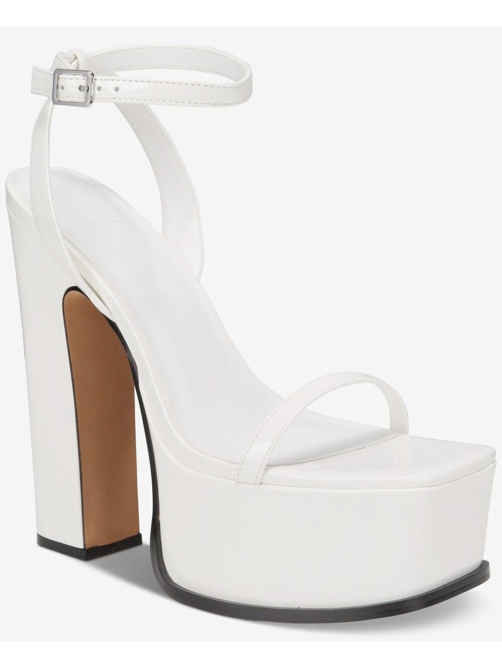 Aaj by Aminah Tina Platform Dress Sandals - White 10.5M ($220)